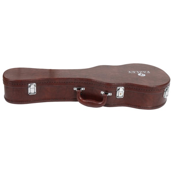 Fazley UC-26FTDB custodia rigida per ukulele tenore marrone scuro