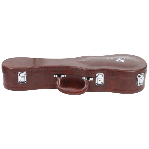 Fazley UC-21ATDB custodia rigida per ukulele soprano archtop marrone scuro