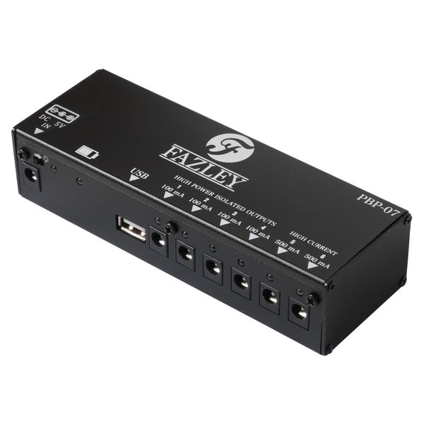 Fazley PBP-07 alimentador múltiple para pedales de efectos