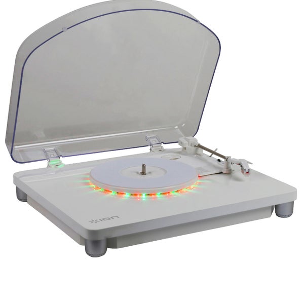 ION Photon LP tocadiscos USB blanco, con luces