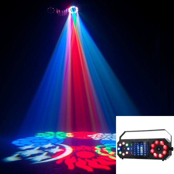 American DJ Boom Box FX2 jeu de lumière LED 4-en-1