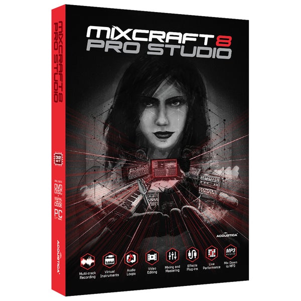 Acoustica Mixcraft 8 Pro Studio logiciel DAW (téléchargement)