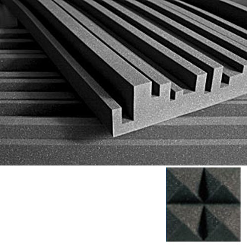 Auralex Studiofoam Metro CHA Charcoal 24x48x4 paneel 10.16 cm fullsize grijs