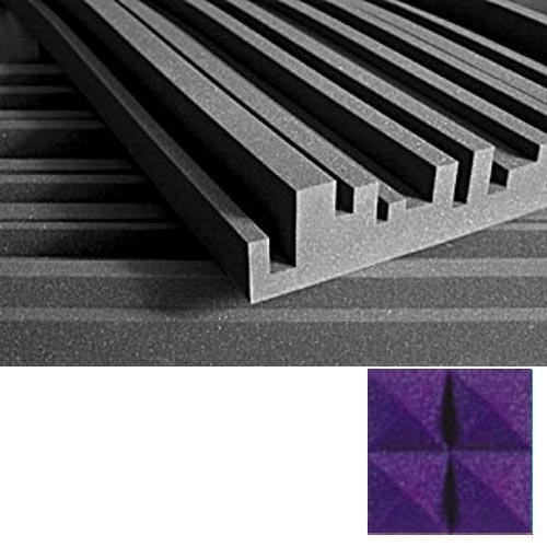 Auralex Studiofoam Metro PUR Purple 24x48x4 paneel 10.16 cm fullsize donkerpaars