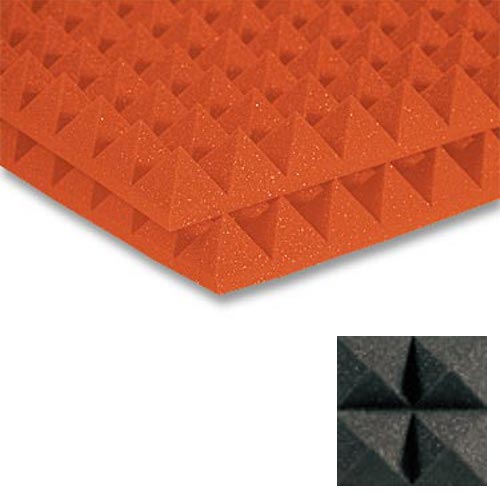 Auralex Studiofoam Pyramid paneel 5.08 halfsize grijs
