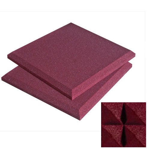 Auralex Studiofoam SonoFlat pannello fonoassorbente 5,08 (formato mini) bordeaux
