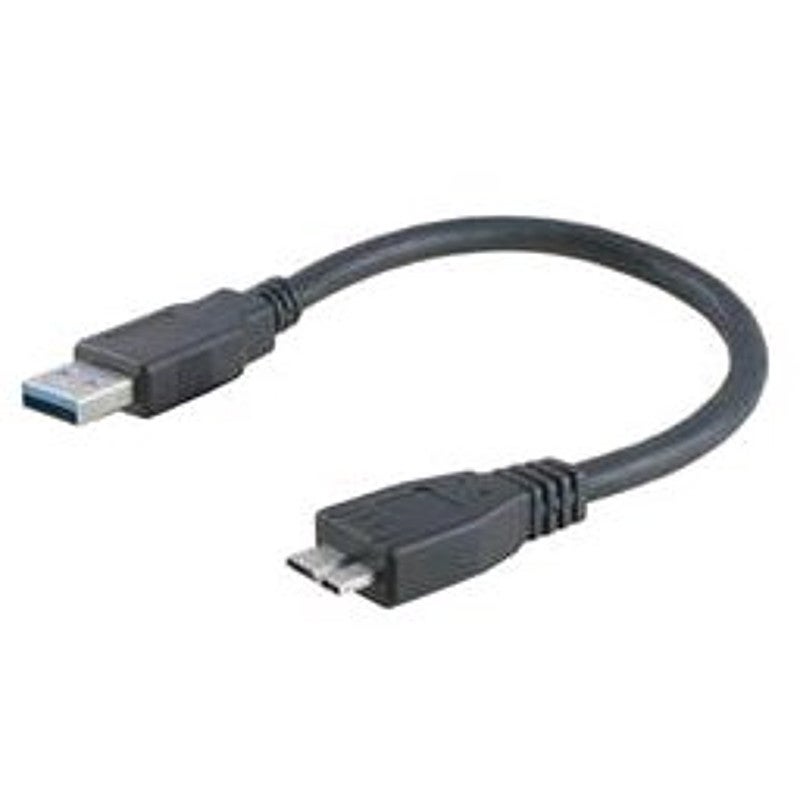 Transcend Usb Cable Transcend câble USB 3.0 A mâle - micro B mâle Storejet 2 | Bax Music