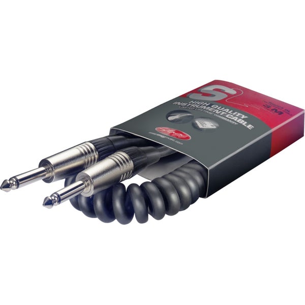 Stagg SGCC3 DL cavo strumento a spirale 3 m