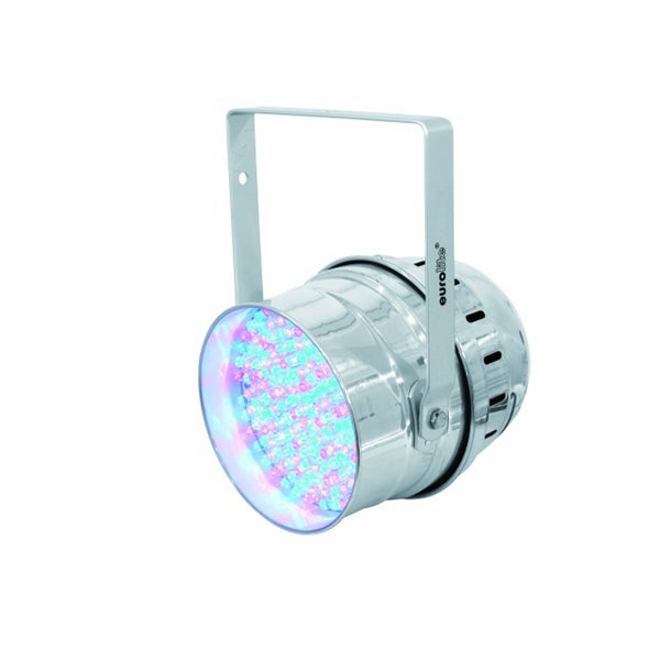 Eurolite LED Par 64 RGBA spot DMX argento