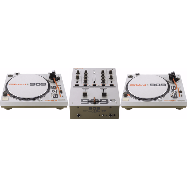 Roland  set DJ 2 tocadiscos TT-99 y mezclador DJ-99