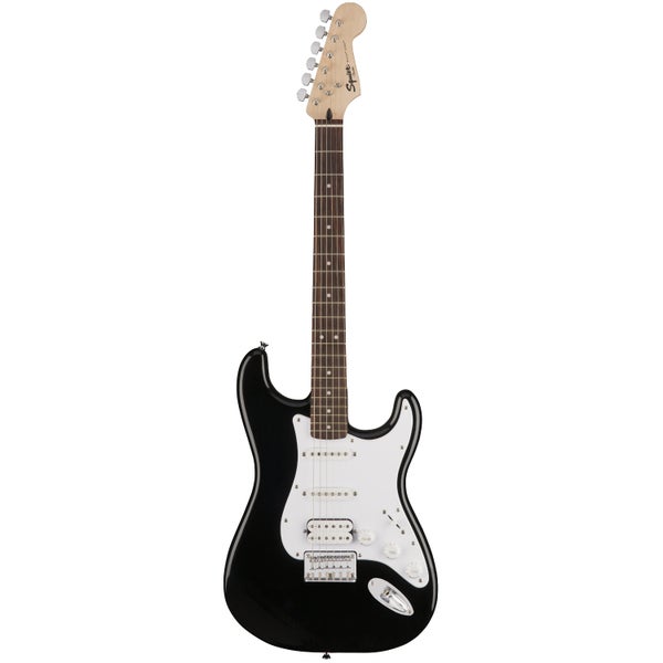 Squier Bullet Strat HT HSS Black electric guitar with fixed bridge