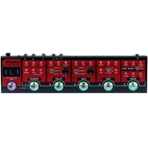 Mooer Red Truck Multi-Effects Pedal with Soft Case