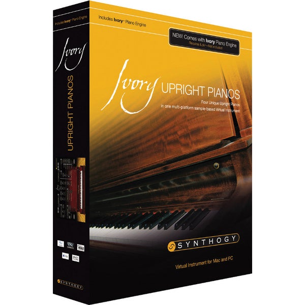 Synthogy Ivory II Upright Pianos software de piano