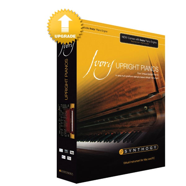 Synthogy Ivory II Upright Pianos aggiornamento software a partire da Ivory