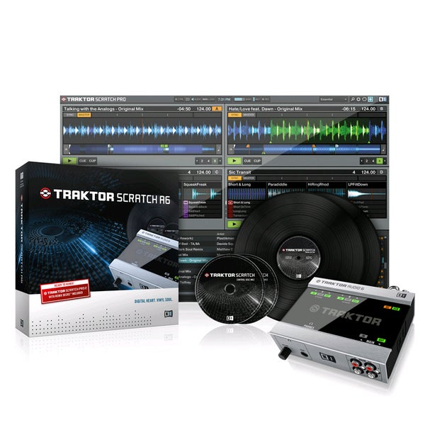 Native Instruments Traktor Scratch A6 paquete de software para DJ
