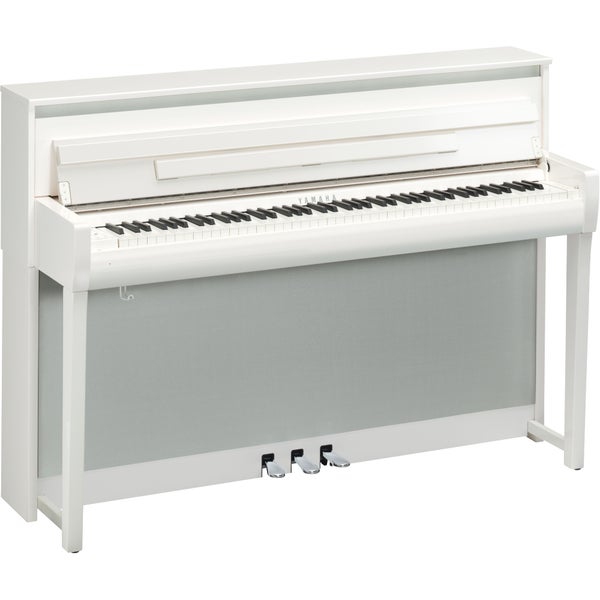 Yamaha CLP-685PWH Clavinova piano digital blanco brillante