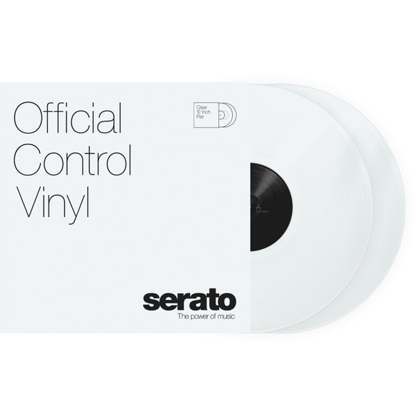 Serato Performance Series Clear timecode vinyl (set med 2)