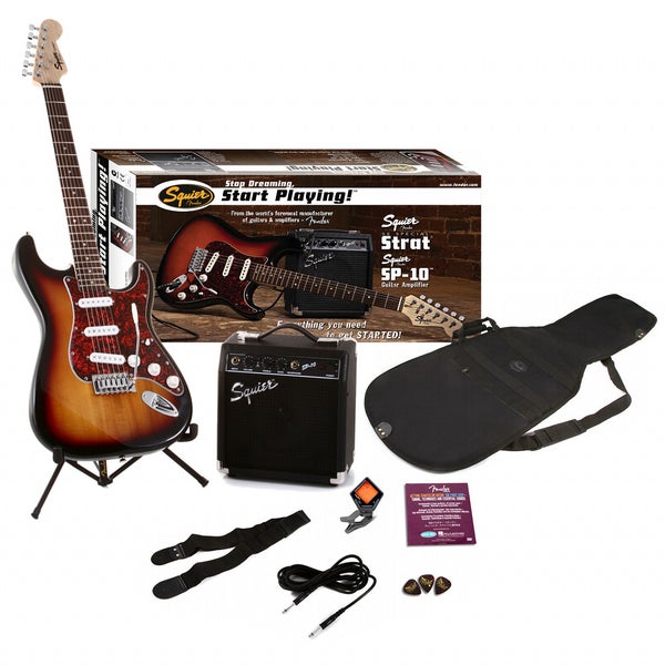 Squier SE Special Strat set guitare + ampli SP-10, Sunburst