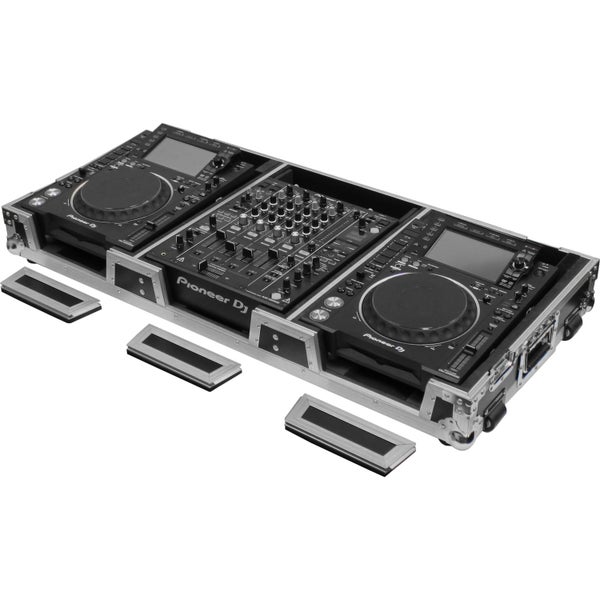 Odyssey FZ12CDJWXD flight case per mixer e 2 lettori multimediali
