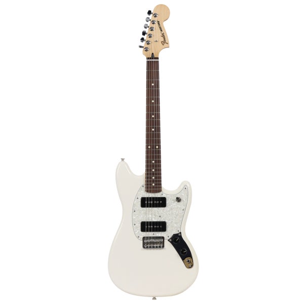 Fender Mustang 90 Olympic White PF guitare électrique