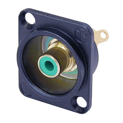 Neutrik NF2DB-5 conector tipo zócalo verde
