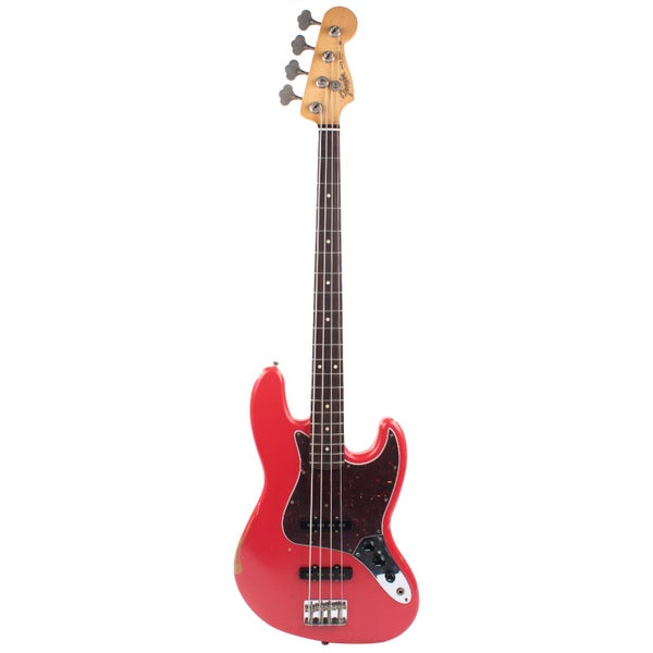 Fender Road Worn '60s Jazz Bass Fiesta Red PF