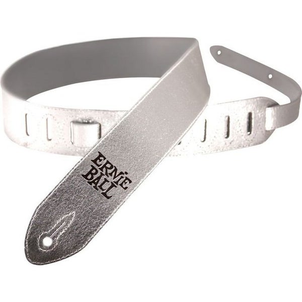 Ernie Ball leather silver foil