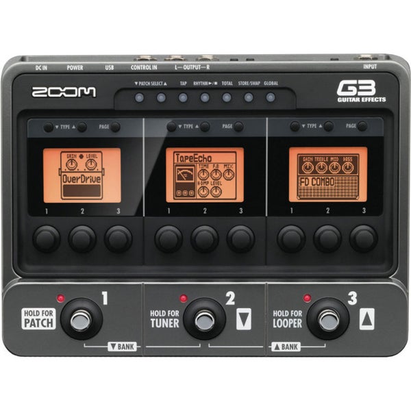 Zoom G3 simulador de efectos de guitarra
