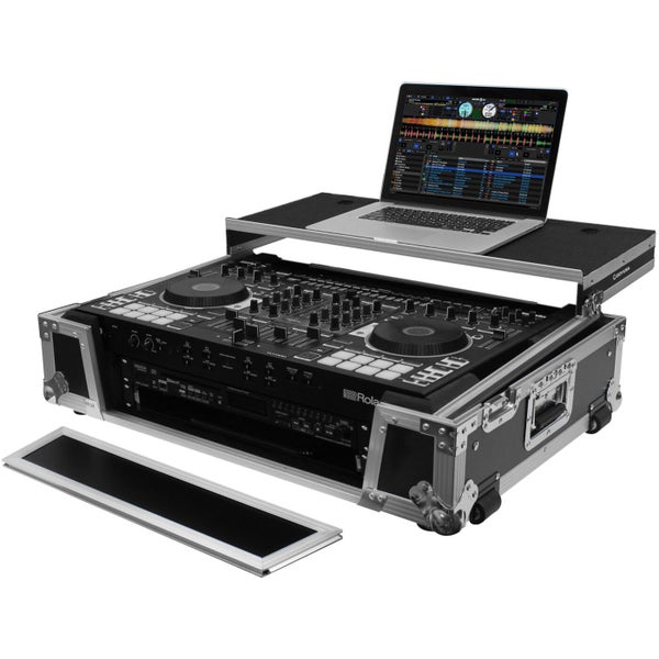 Odyssey FZGSDJ808W2 flight case per Roland DJ-808/Denon MC7000