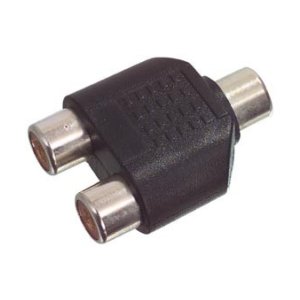 HQ adapter RCA female - 2x RCA female