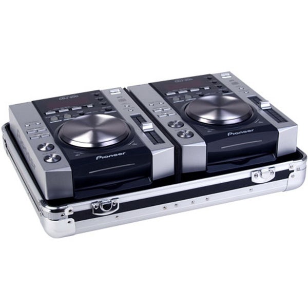 Zomo CDJ-2 XT flight case argenté pour 2 lecteurs multimédia
