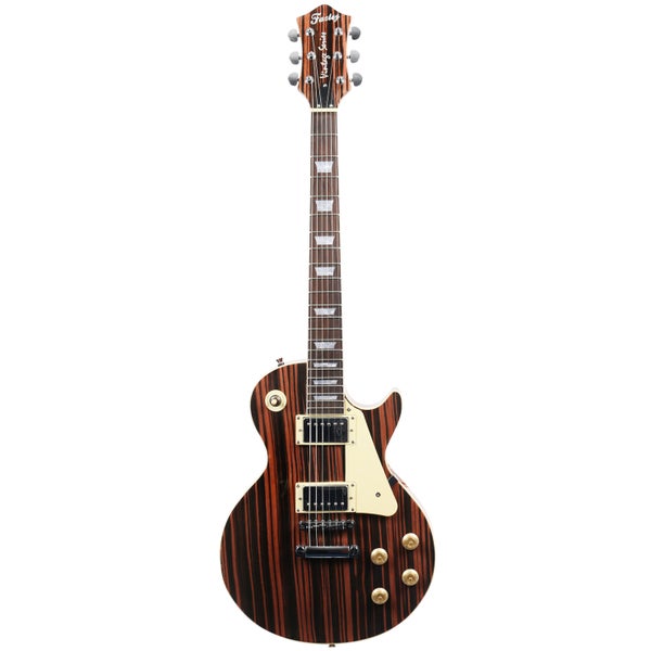 Fazley FLP318BZ guitare électrique Brown Zebra