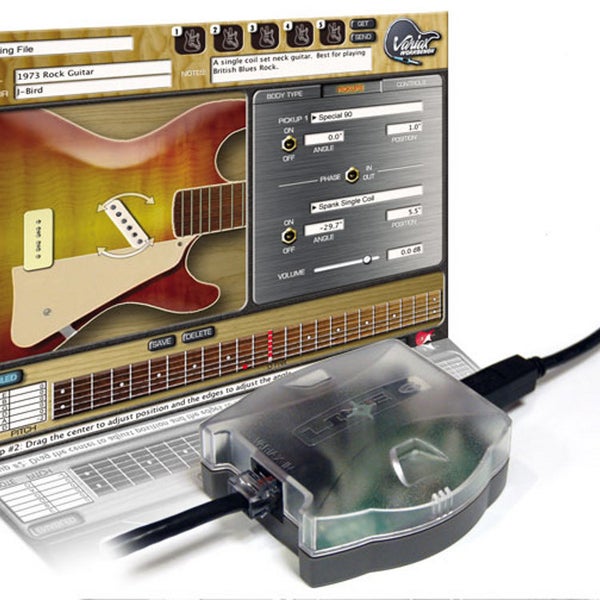 Line 6 Variax Workbench Software and Interface for Variax Guitars