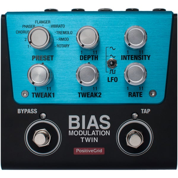 Positive Grid BIAS Modulation Twin effects pedal