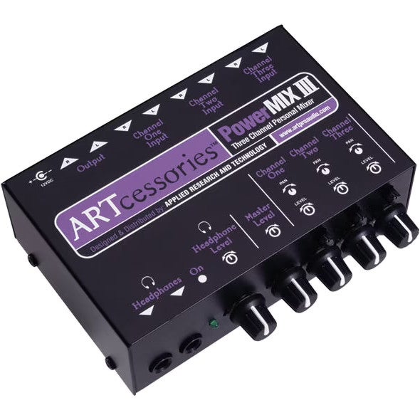 ART PowerMix III mixer stereo a 3 canali