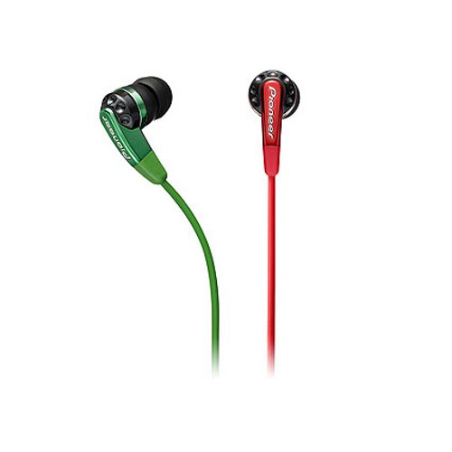 Pioneer multimedia SE-CL721-N écouteurs intra-auriculaires (rouge-vert)