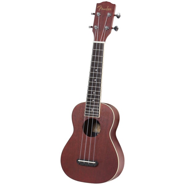 Fender California Coast Seaside ukulele soprano con finitura naturale