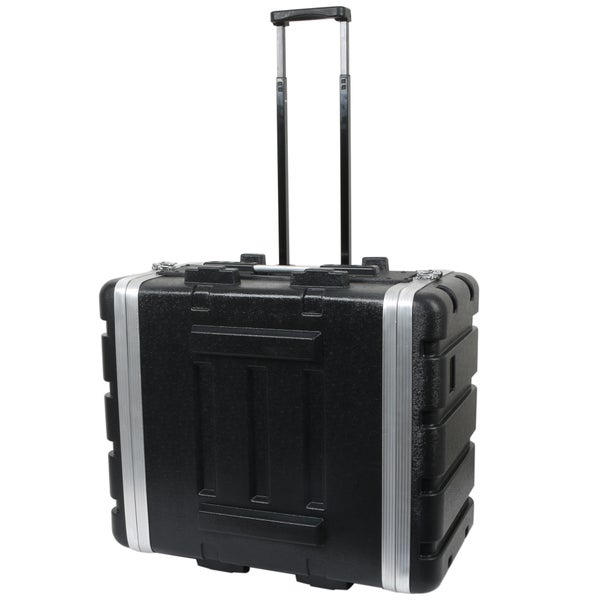 Innox ABS-19-6UT flight case double porte à roulettes en ABS 19 pouces, 6 U