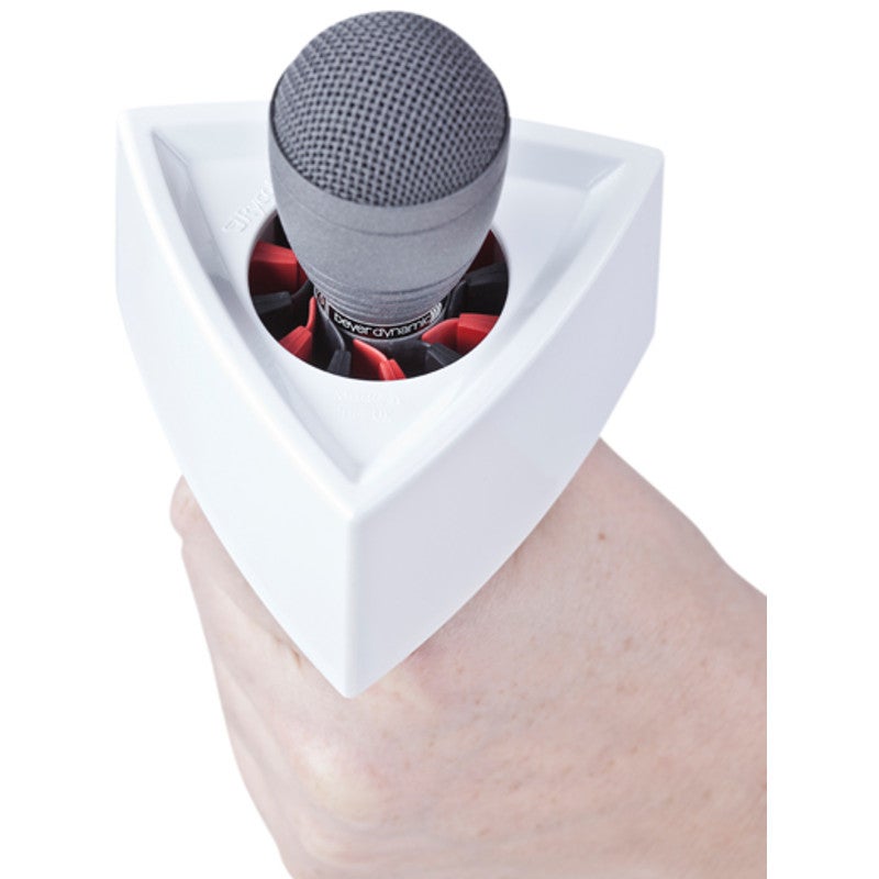 Triangular Mic Rycote Triangular White Mic Flag | Bax Music