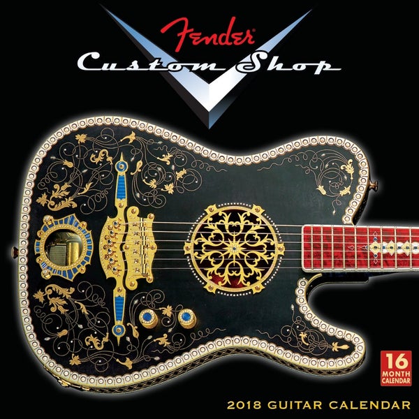 Fender Custom Shop Wall calendario 2018