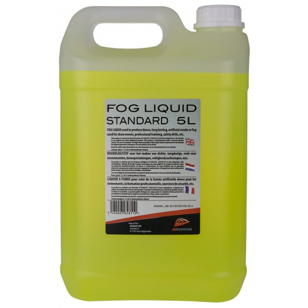 JB systems Fog Liquid STD 5L liquide pour machine à fumée