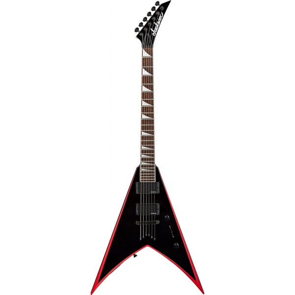 Jackson KVXT King V guitare électrique noire avec rebords rouges