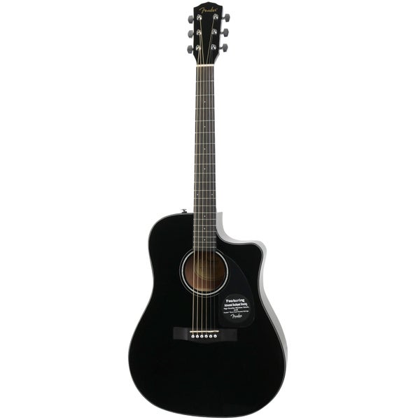 Fender CD-60CE BK guitarra electroacústica western negro