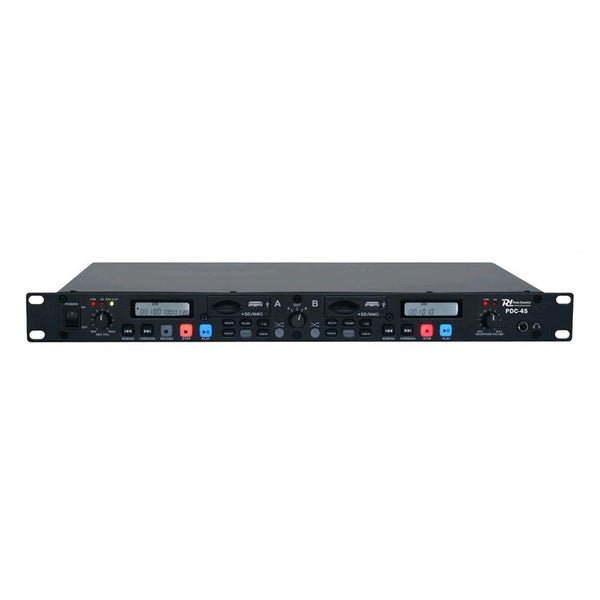 Power Dynamics PDC-45 Grabador/reproductor doble USB y SD