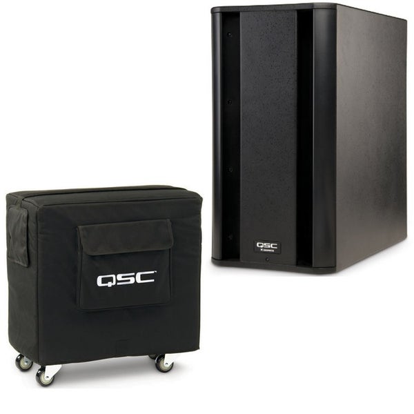 QSC KSUB subwoofer activo 1000 W y funda protectora