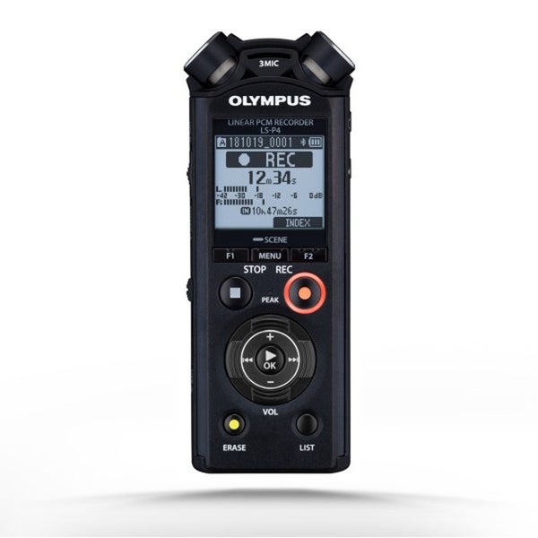 Olympus LS-P4 digital handheld audio recorder