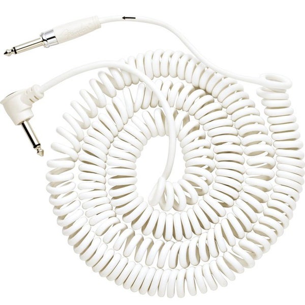 Fender Koilkord cable rizado de instrumento blanco - 9M