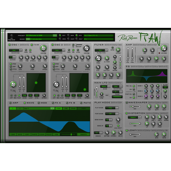 Rob Papen RAW virtuele synthesizer (download)