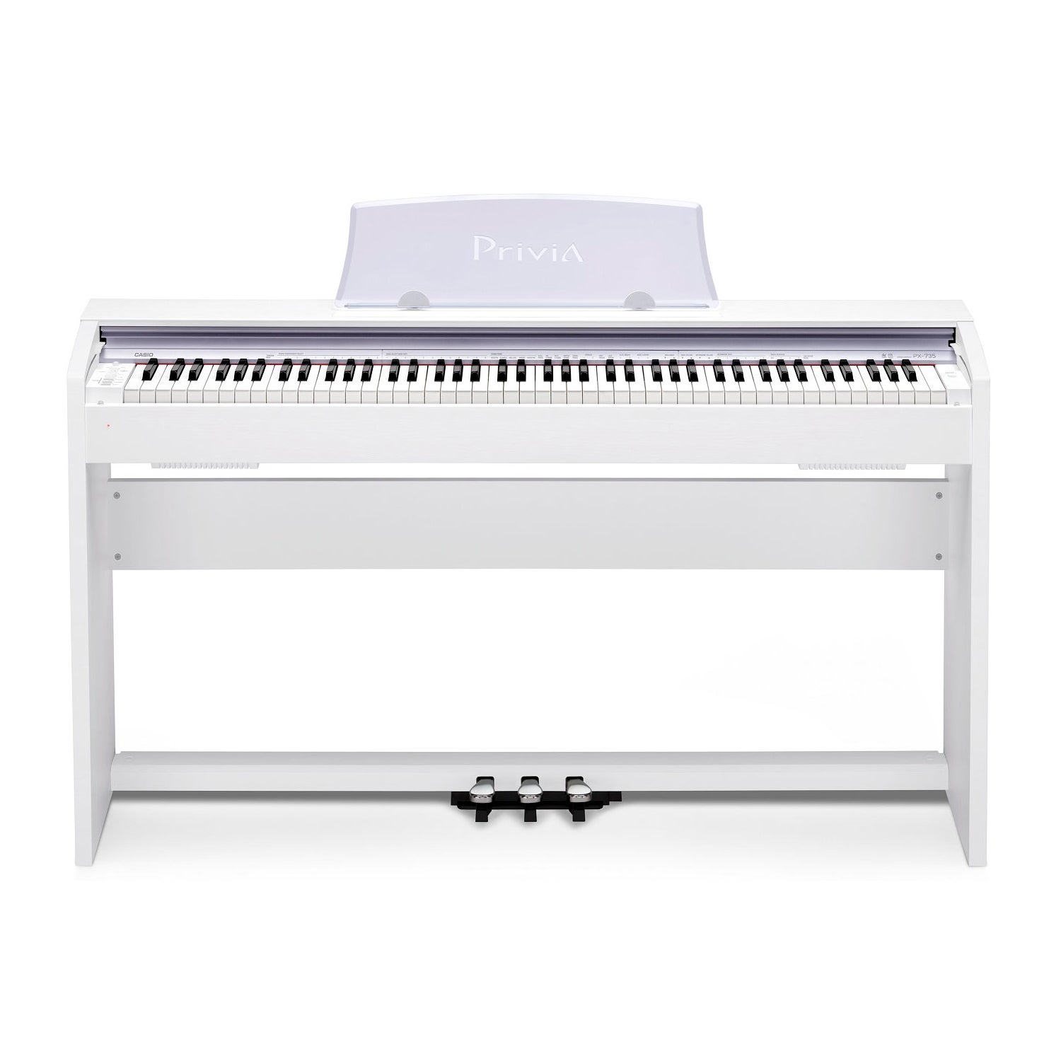 Casio Privia PX-735 digitale piano inclusief stand (wit) | Bax Music