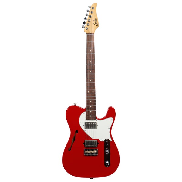 Suhr Alt T Pro Dakota Red with case